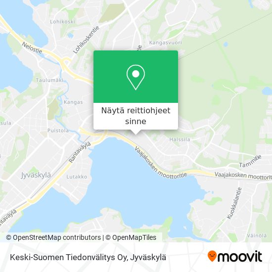 Keski-Suomen Tiedonvälitys Oy kartta