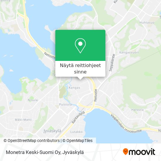 Kuinka päästä kohteeseen Monetra Keski-Suomi Oy paikassa Jyväskylä  kulkuvälineellä Bussi?