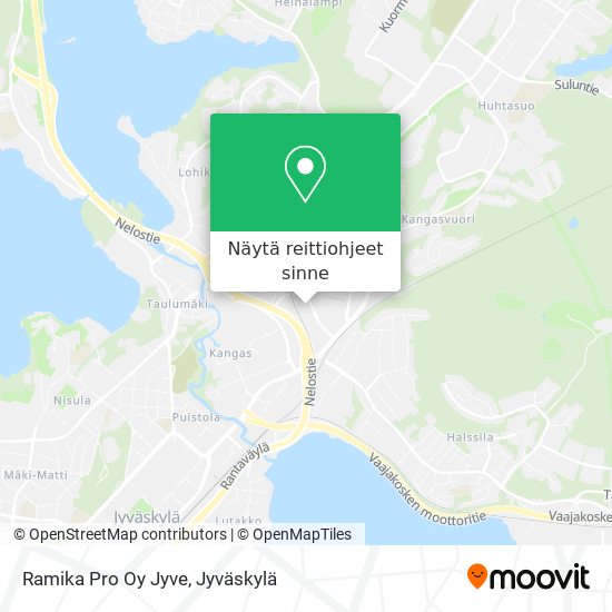 Ramika Pro Oy Jyve kartta