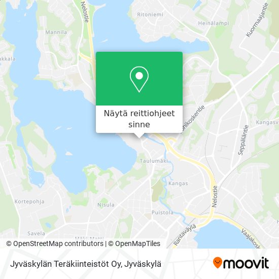 Jyväskylän Teräkiinteistöt Oy kartta