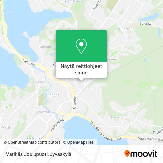 Värikäs Joulupuoti kartta