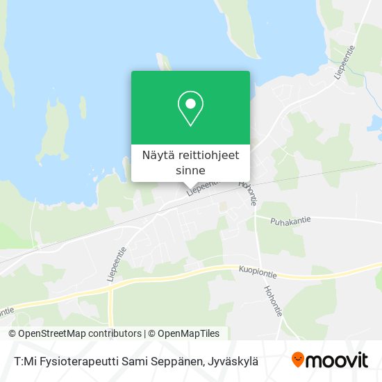 T:Mi Fysioterapeutti Sami Seppänen kartta