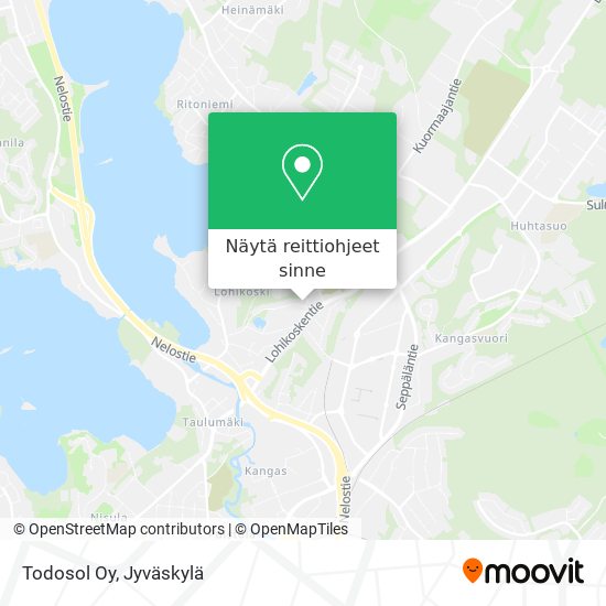 Todosol Oy kartta