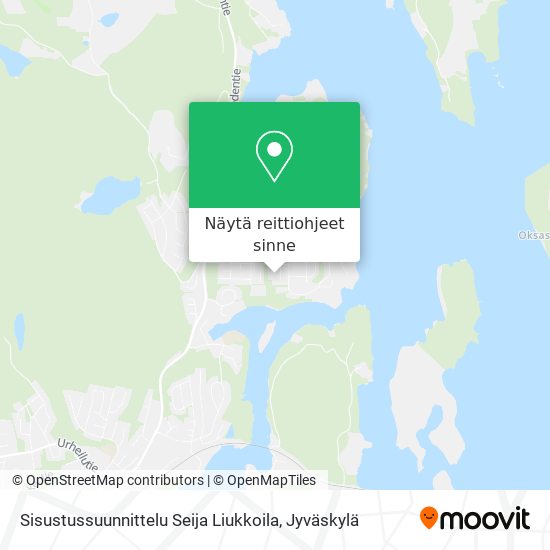Sisustussuunnittelu Seija Liukkoila kartta