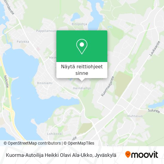 Kuorma-Autoilija Heikki Olavi Ala-Ukko kartta