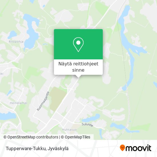 Tupperware-Tukku kartta