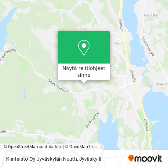 Kiinteistö Oy Jyväskylän Nuutti kartta