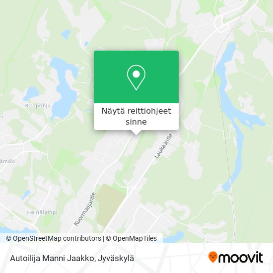 Autoilija Manni Jaakko kartta