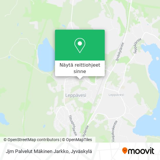 Jjm Palvelut Mäkinen Jarkko kartta