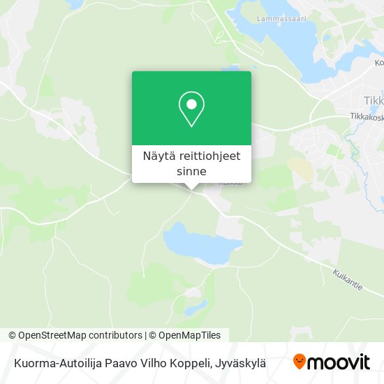 Kuorma-Autoilija Paavo Vilho Koppeli kartta