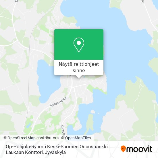 Op-Pohjola-Ryhmã Keski-Suomen Osuuspankki Laukaan Konttori kartta