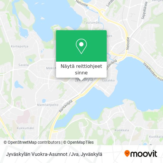 Jyväskylän Vuokra-Asunnot /Jva kartta