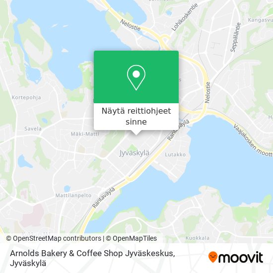 Arnolds Bakery & Coffee Shop Jyväskeskus kartta