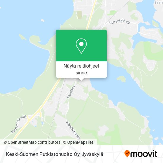 Keski-Suomen Putkistohuolto Oy kartta