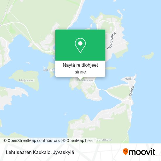 Lehtisaaren Kaukalo kartta