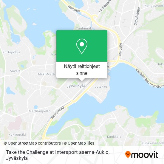 Take the Challenge at Intersport asema-Aukio kartta