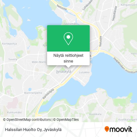 Halssilan Huolto Oy kartta
