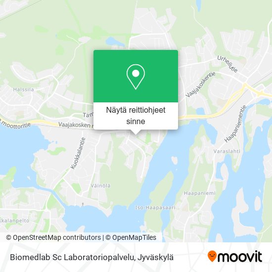 Biomedlab Sc Laboratoriopalvelu kartta