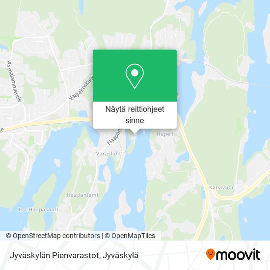 Jyväskylän Pienvarastot kartta