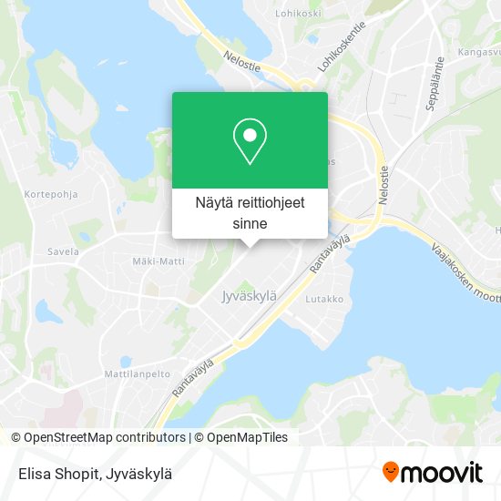 Elisa Shopit kartta