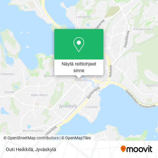 Outi Heikkilä kartta