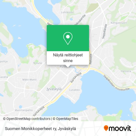 Suomen Monikkoperheet ry kartta