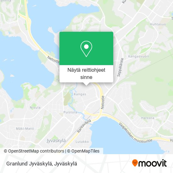 Granlund Jyväskylä kartta