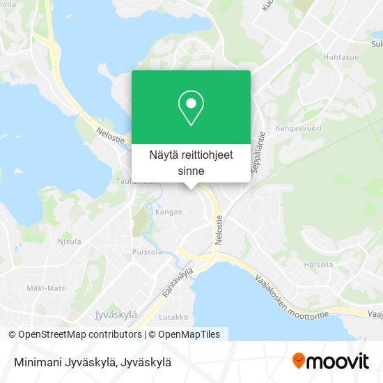 Minimani Jyväskylä kartta