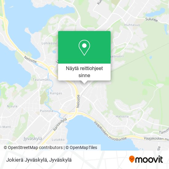 Jokierä Jyväskylä kartta