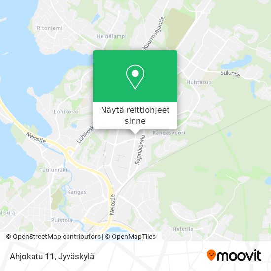 Ahjokatu 11 kartta