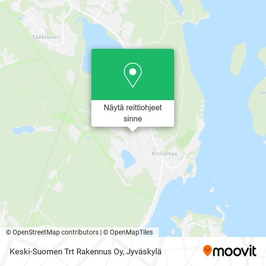 Keski-Suomen Trt Rakennus Oy kartta