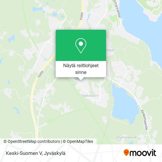 Keski-Suomen V kartta