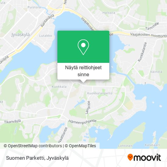 Suomen Parketti kartta