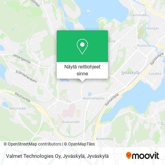 Valmet Technologies Oy, Jyväskylä kartta