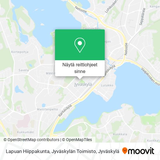 Lapuan Hiippakunta, Jyväskylän Toimisto kartta