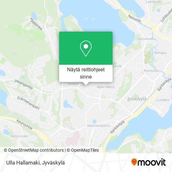 Ulla Hallamaki kartta