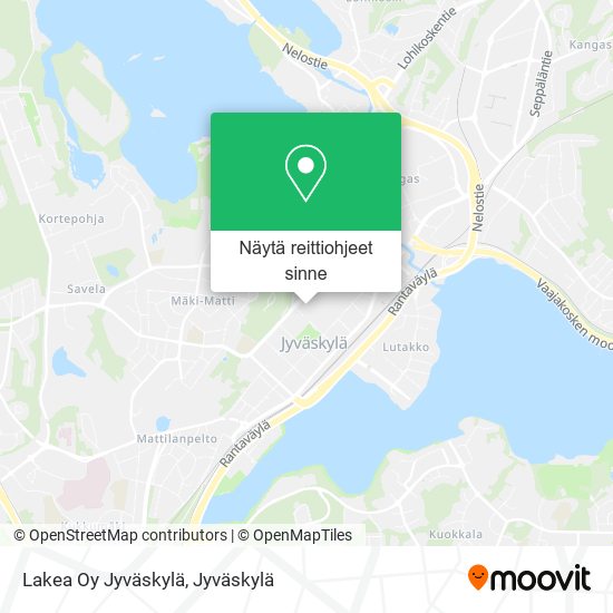 Lakea Oy Jyväskylä kartta