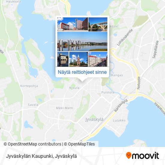 Jyväskylän Kaupunki kartta