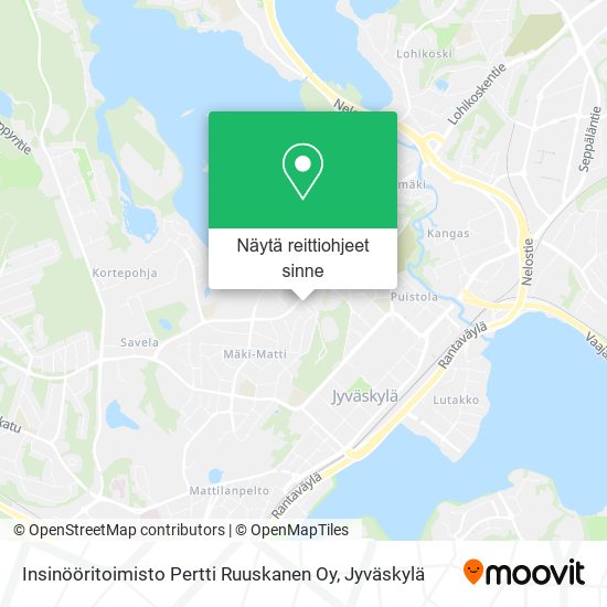 Insinööritoimisto Pertti Ruuskanen Oy kartta