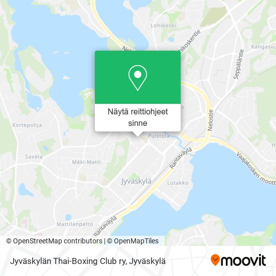 Jyväskylän Thai-Boxing Club ry kartta