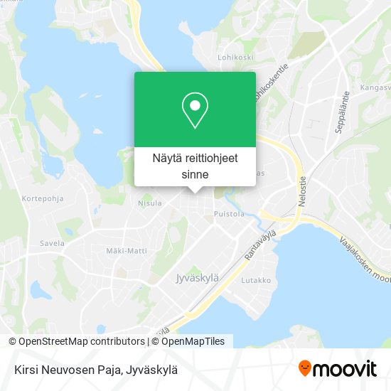 Kirsi Neuvosen Paja kartta
