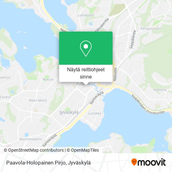 Paavola-Holopainen Pirjo kartta