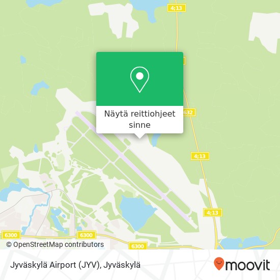 Jyväskylä Airport (JYV) kartta