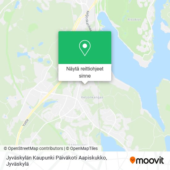 Jyväskylän Kaupunki Päiväkoti Aapiskukko kartta