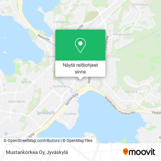 Mustankorkea Oy kartta