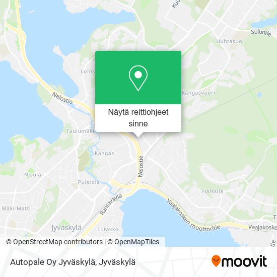 Autopale Oy Jyväskylä kartta