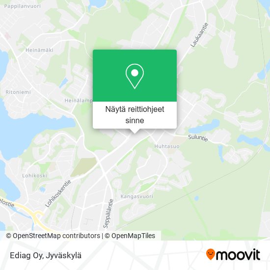 Ediag Oy kartta