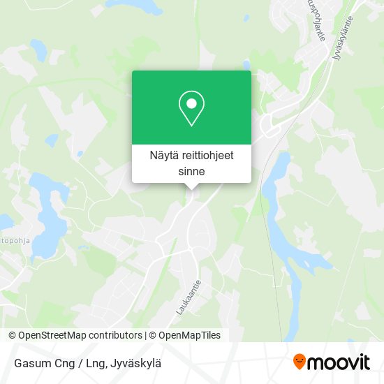 Gasum Cng / Lng kartta