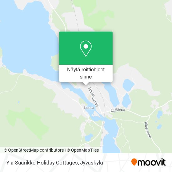 Ylä-Saarikko Holiday Cottages kartta