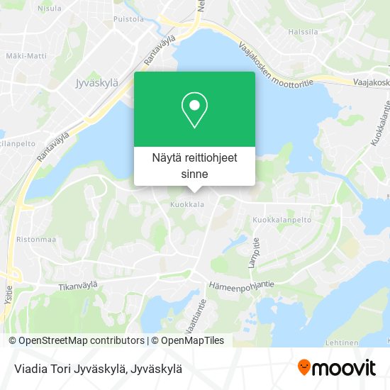 Viadia Tori Jyväskylä kartta
